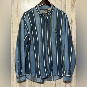 Northwest Outfitters Denim Button-down‎ XL